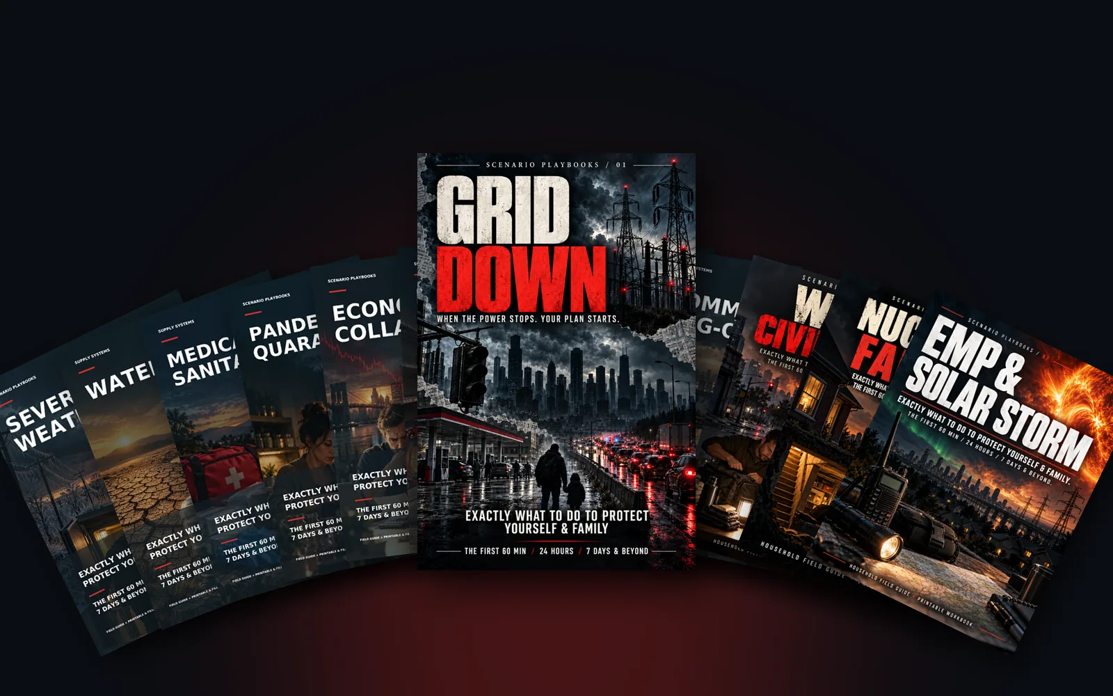All 13 Scenario Playbooks covers fanned out